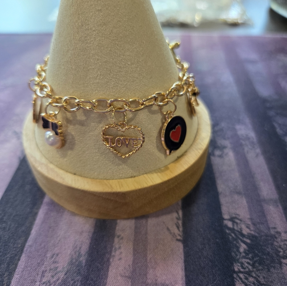 Women's Handmade "Love Always" Charm Bracelet